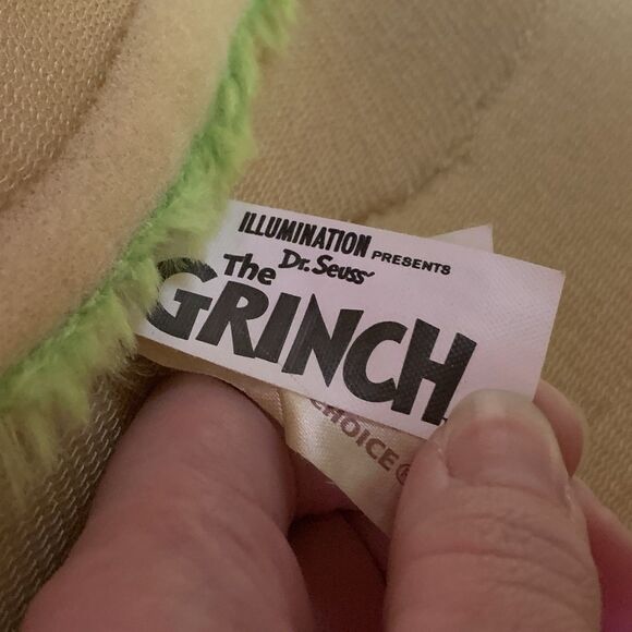 The Grinch Giant Plush Head Adult Mask Costume Dan Dee Big Greeter Heads Cosplay - Picture 6 of 9